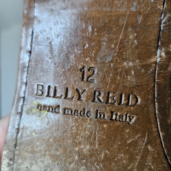 Billy Reid Double Buckle Monk Tan Suede Shoes Men's 12 - Picture 8 of 9